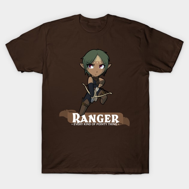 Ranger: Every Kind of Pointy Thing T-Shirt by Fox Lee